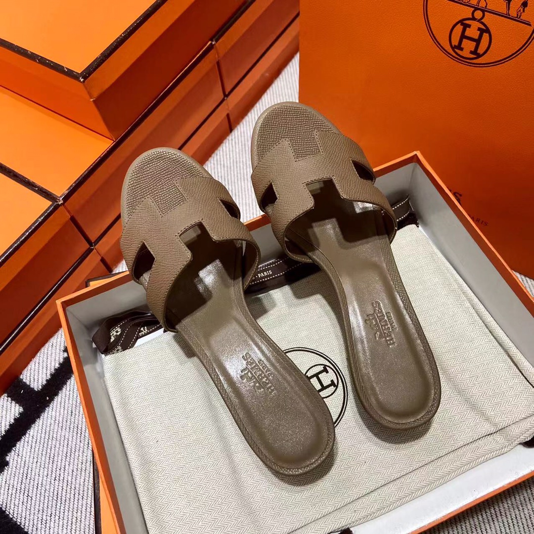 에르메스 올수공 오아시스 슬리퍼 샌들 앱송 10